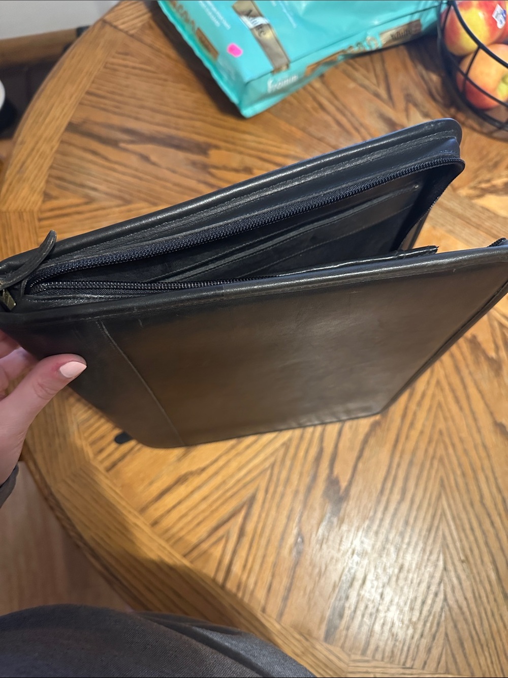 Coach Black Leather Portfolio Organizer - Picture 6 of 6